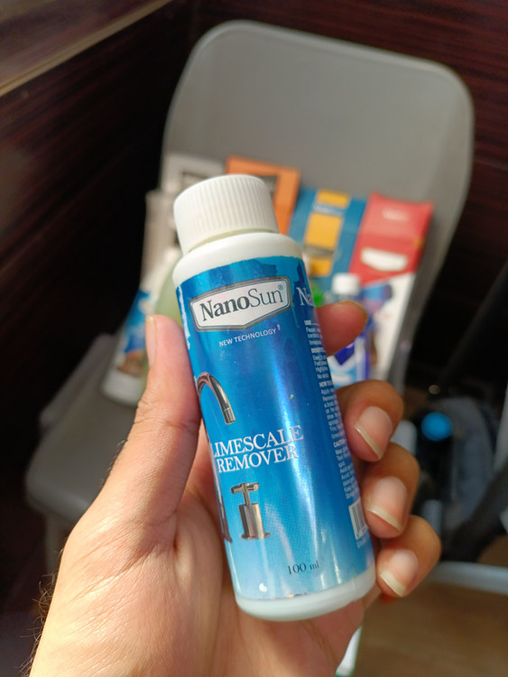 Nanosan valve scale remover