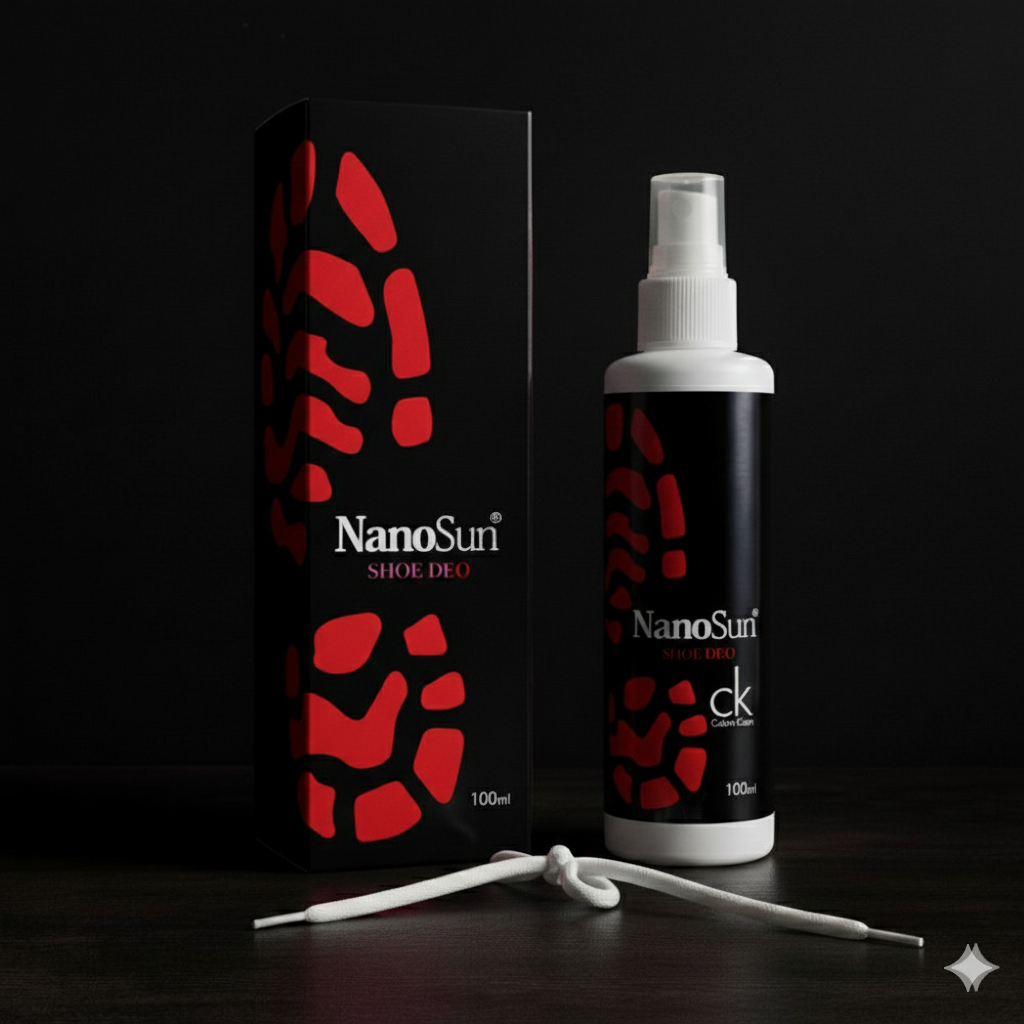 Nanosan shoe freshener and disinfectant